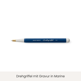 Drehgriffel mit Gravur