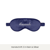 Schlafmaske mit Personalisierung | Nachtblau