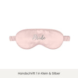 Schlafmaske mit Personalisierung | Blush