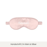 Schlafmaske mit Personalisierung | Blush