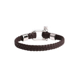 Nautical Leder-Armband | Braun