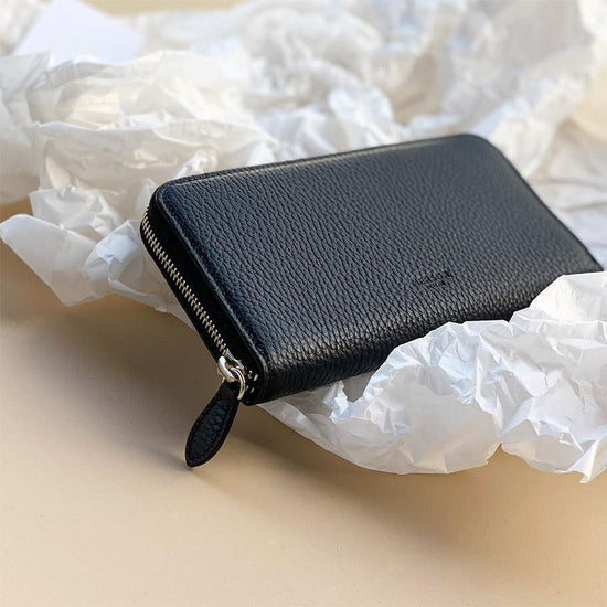 Maxi Wallet | Black & Silver
