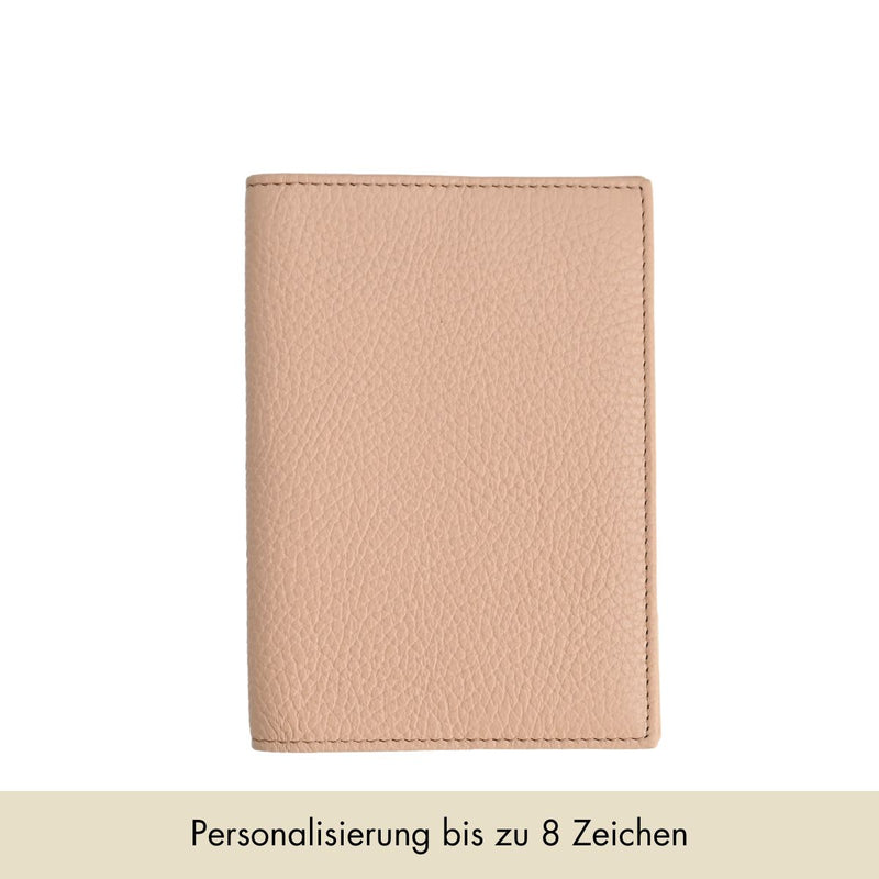 Reisepass-Hülle genarbtes Leder | Beige – Vorbestellung